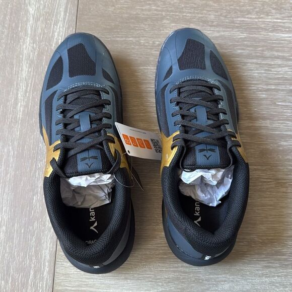 Kanso DragonFly Indoor Court Shoes Black/Gold size 7.5 NWT in box - Picture 15 of 15